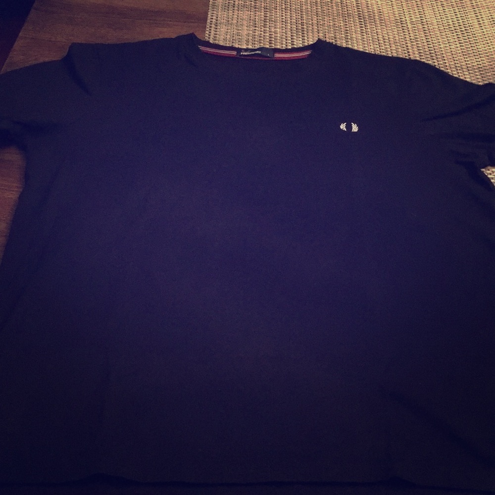 Fred Perry Black Tee